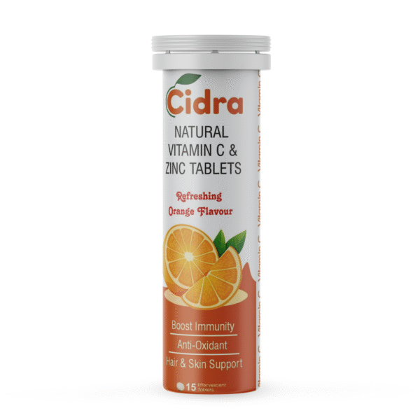 Cidra Natural Vitamin C & Zinc Tablets