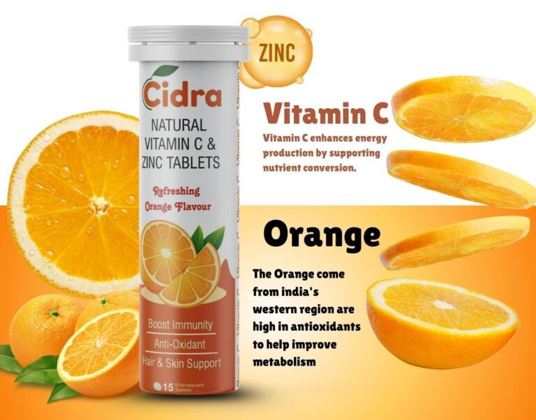Cidra natural Vitamin C & Zinc Tablets